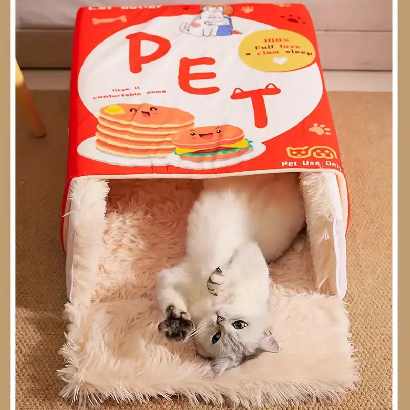 PatiYuvasi™ – SnackBox Kedi Evi 🍪🐾 patiyuvasi