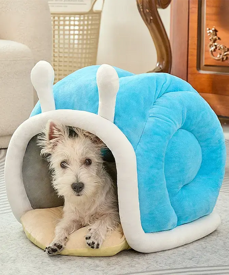 PatiYuvasi™ – Salyangoz Şeklinde Kedi Evi 🐌💙 patiyuvasi