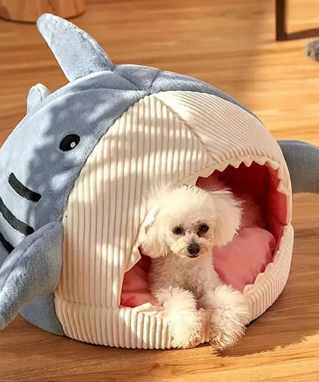 PatiYuvasi™ – Köpekbalığı Şeklinde Kedi Evi 🦈 patiyuvasi