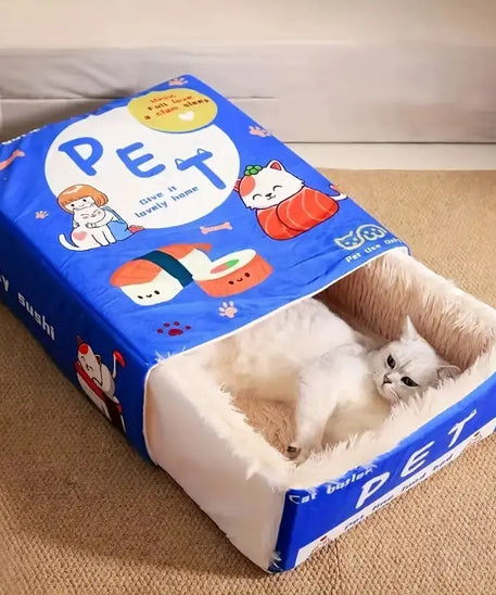 PatiYuvasi™ – SnackBox Kedi Evi 🍪🐾 patiyuvasi