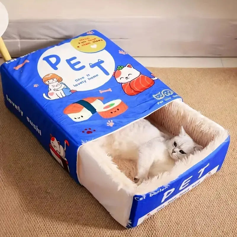 PatiYuvasi™ – SnackBox Kedi Evi 🍪🐾 patiyuvasi