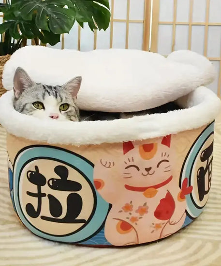 PatiYuvası™ Japon Kase Tasarımlı Kedi Yatağı patiyuvasi