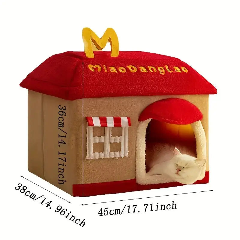 PatiYuvasi™ Miadanglao Sıcak Ev Kedi Yatağı patiyuvasi